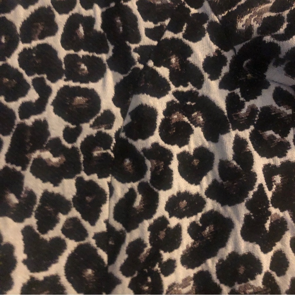 Vintage Leopard Animal Print Long Fabric Coat - 1990s - Picture 7 of 10